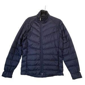 NAU‎ Navy Blue Quilted Goose Down Filled Puffer Jacket M